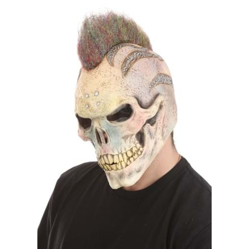 Hot Rod Skeleton Biker Mask for Adults Standard