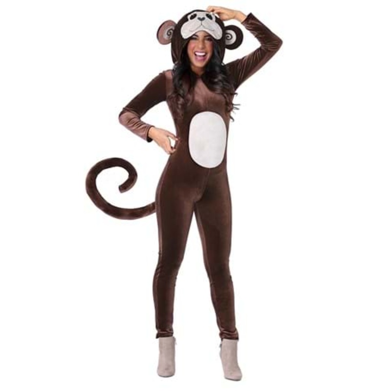 Monkey Around Jumpsuit Costume for Women X-Small