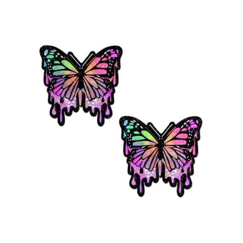 Pastease Butterfly Rainbow Melt Glitter Pasties Standard