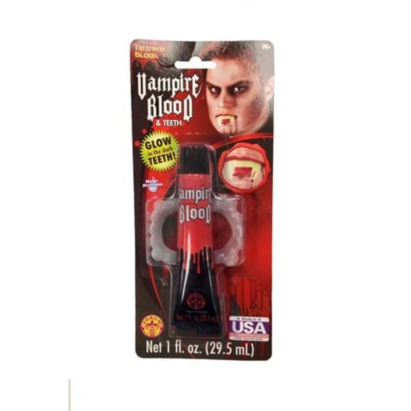 Vampire Faux Blood & Teeth Kit Standard