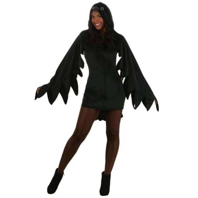 Women's Classy Crow Costume Dress Small
