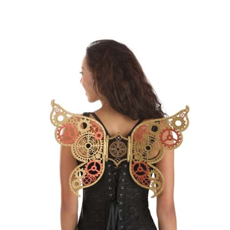 Filigree Steampunk Costume Wings for Adults Standard