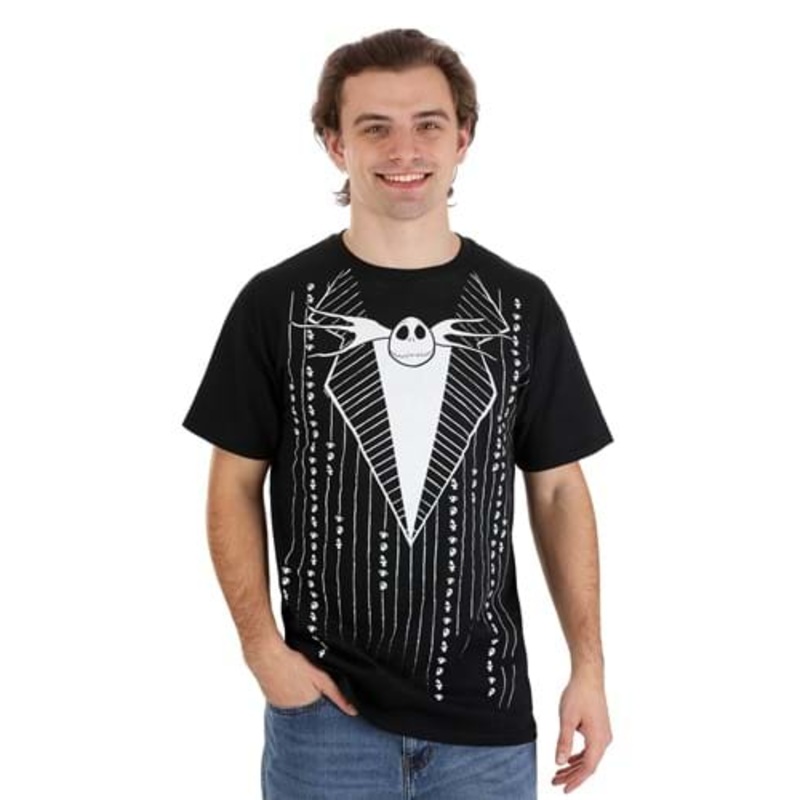 Jack Skellington Tux Adult T-Shirt Small