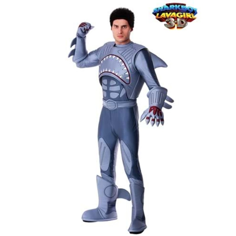 Plus Size Sharkboy and Lavagirl Adult Sharkboy Costume 2X