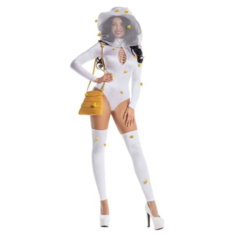 Sexy Honey Beekeeper Costume for Women Small