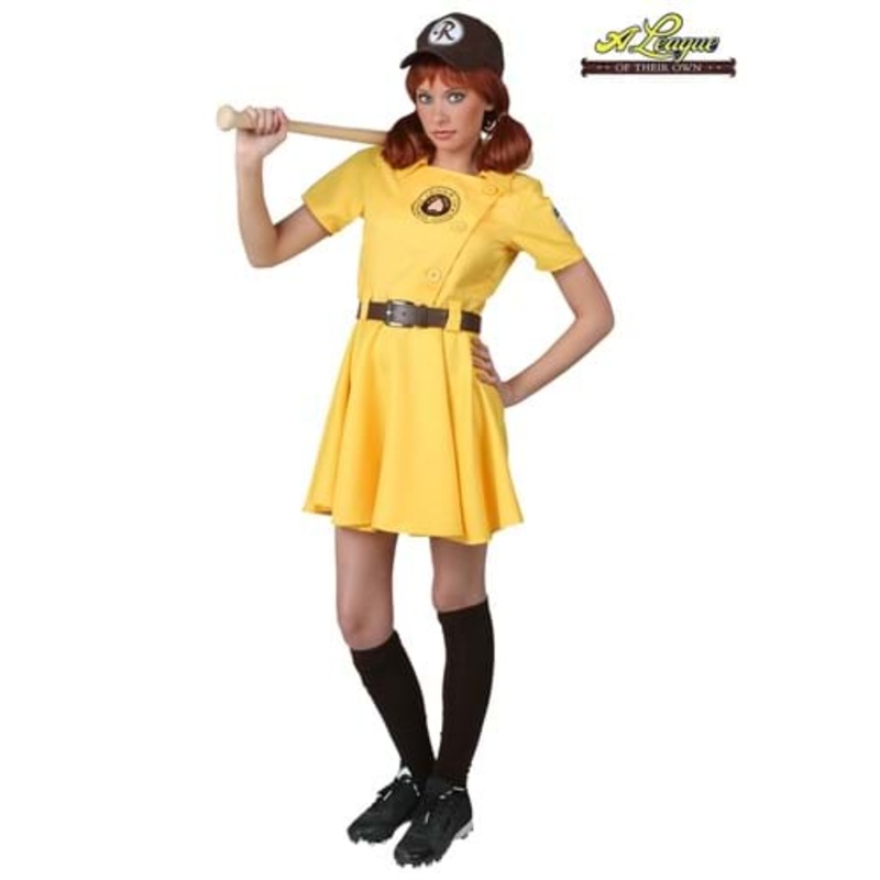 Women's Plus Size A League of Their Own Kit Baseball Costume 1X