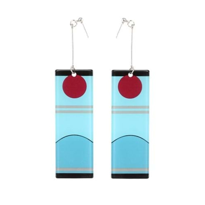 Monster Slayer Anime Costume Earrings Standard