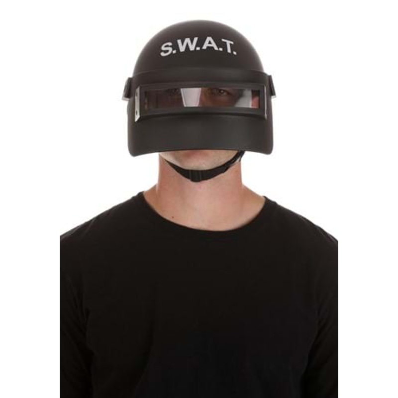 SWAT Costume Visor Helmet for Adults Standard