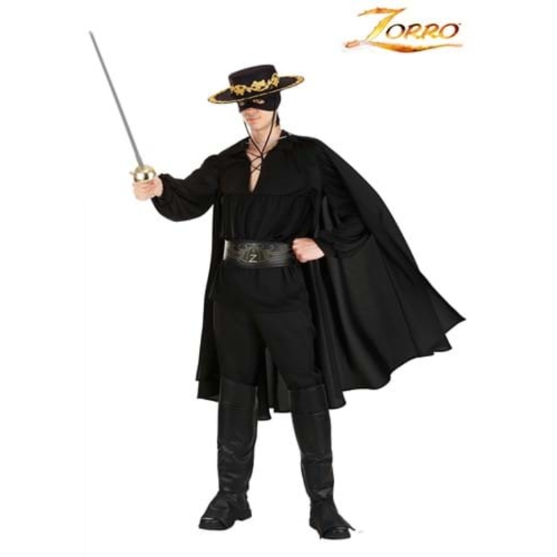 Deluxe Zorro Adult Costume Small