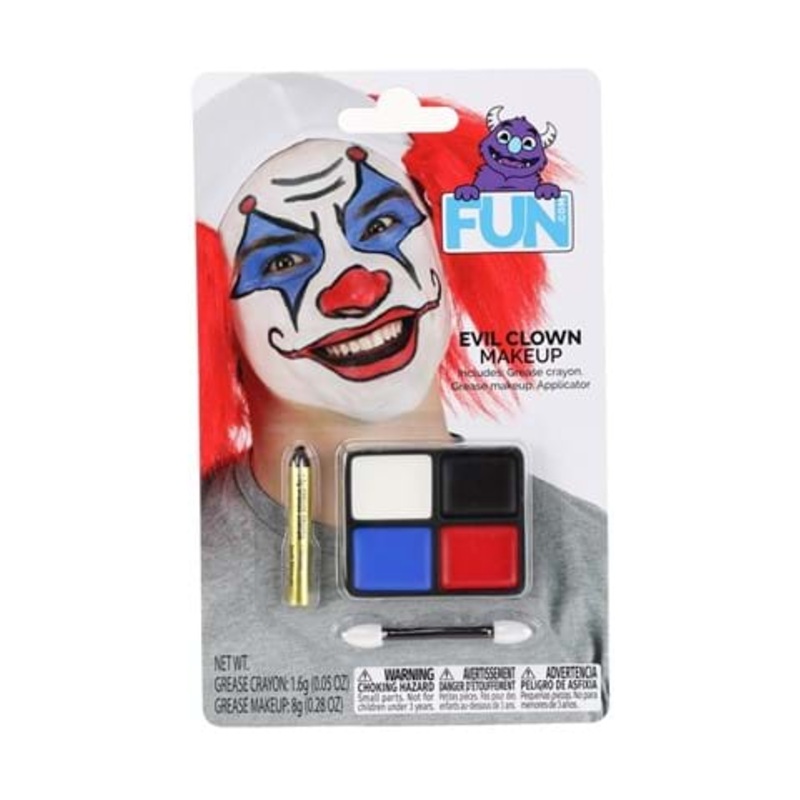 Exclusive Evil Clown Makeup Kit Standard