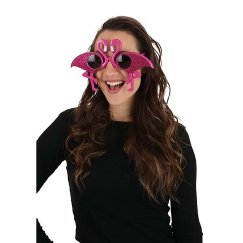 Flamingo Costume Glasses Standard
