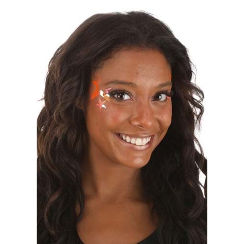 JamStar Holographic Pink Flash Face Decals Standard