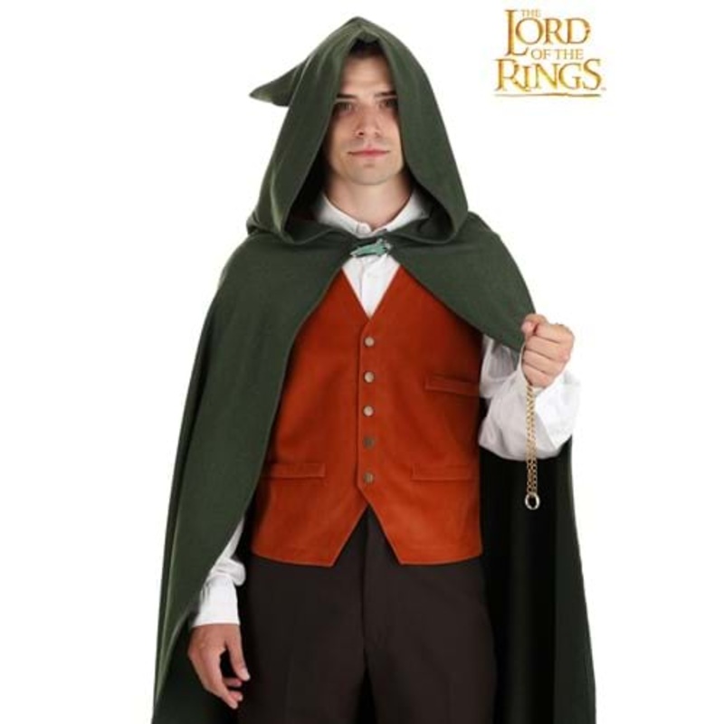 Lord of the Rings Hobbit Costume Vest for Adults X-Small