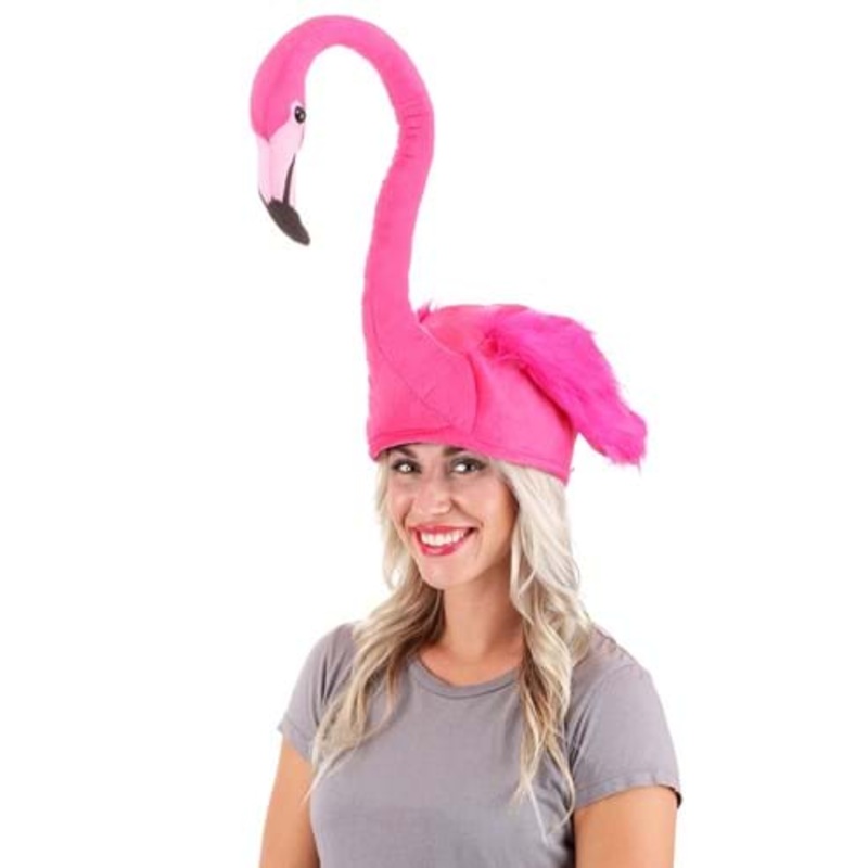 Pink Flamingo Costume Hat Standard