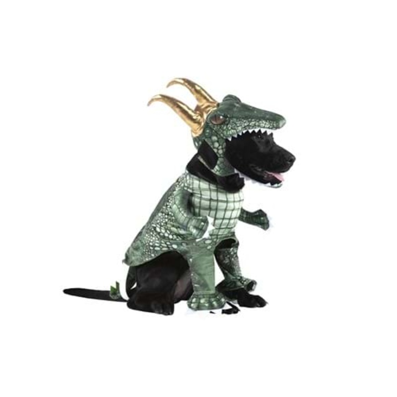 Alligator Variant Loki Pet Costume for Dogs S