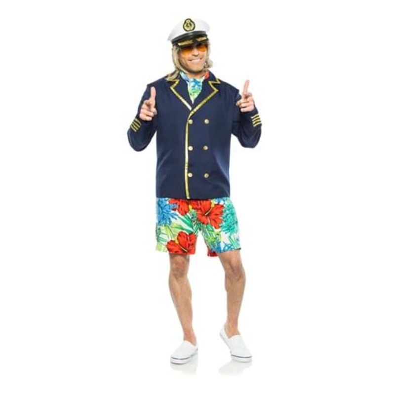 Captain Yachty Costume for Adults Small/Medium