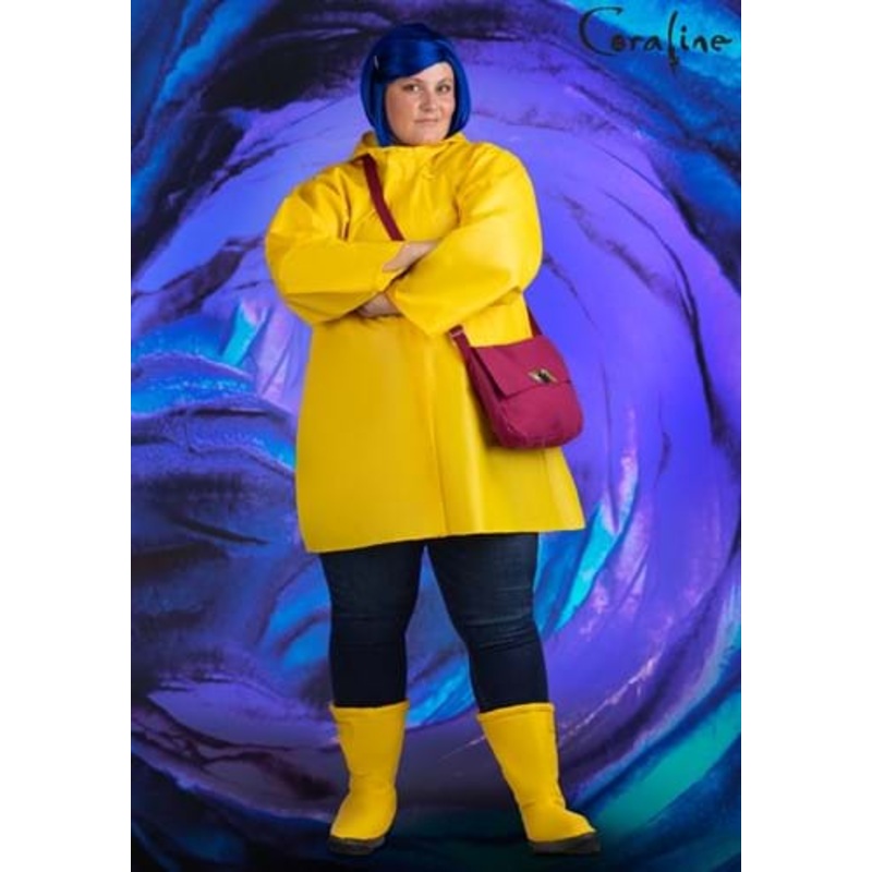 Coraline Adult Plus Size Costume 1X