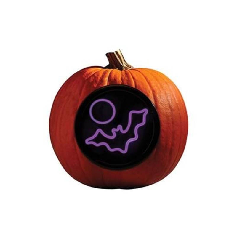 Neon Light Bat Pumpkin Carving Kit Standard