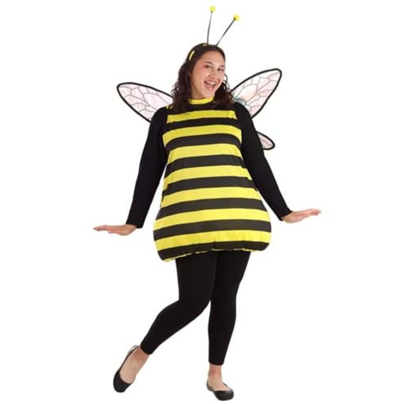 Plus Size Buzzin' Bumble Bee Costume for Adults 1X