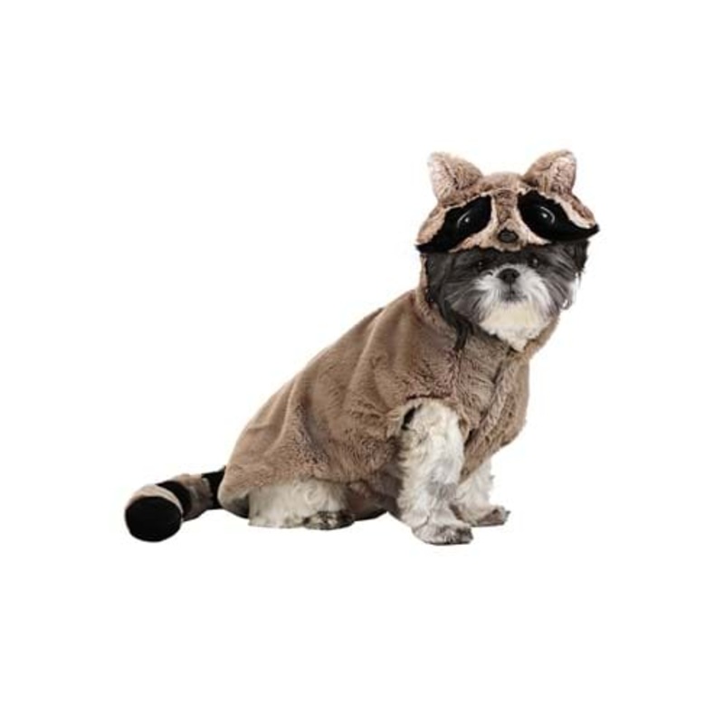 Raccoon Costume for Dogs M