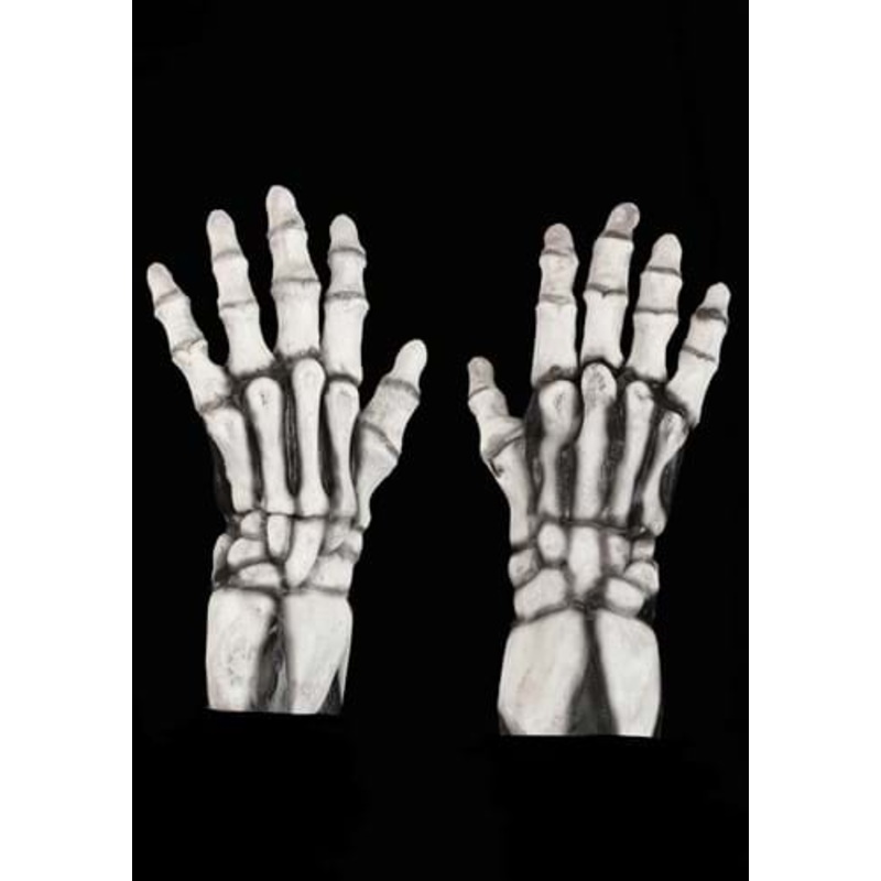White Skeleton Claw Gloves for Adults Standard