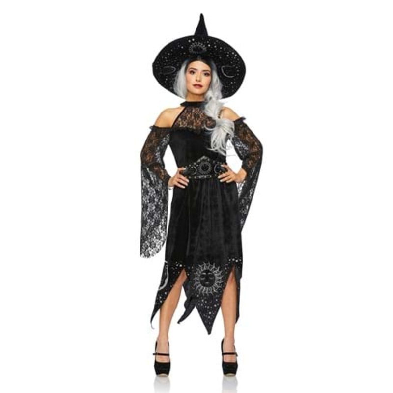 Women's Black Mystic Witch Costume for Women X-Small