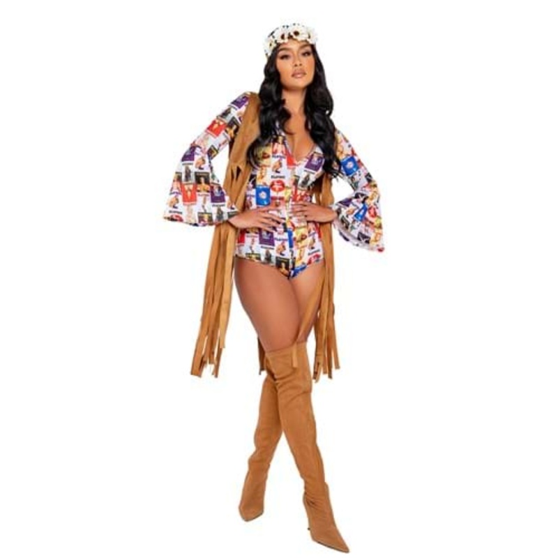 Women's Playboy Groovy Babe Costume Medium