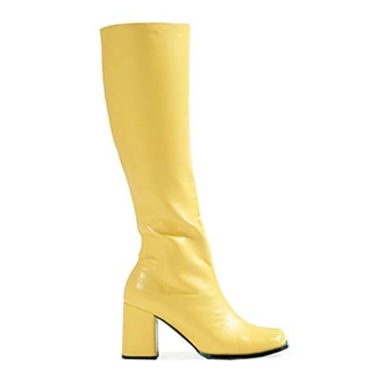 Women's Yellow Gogo Boots Size 6