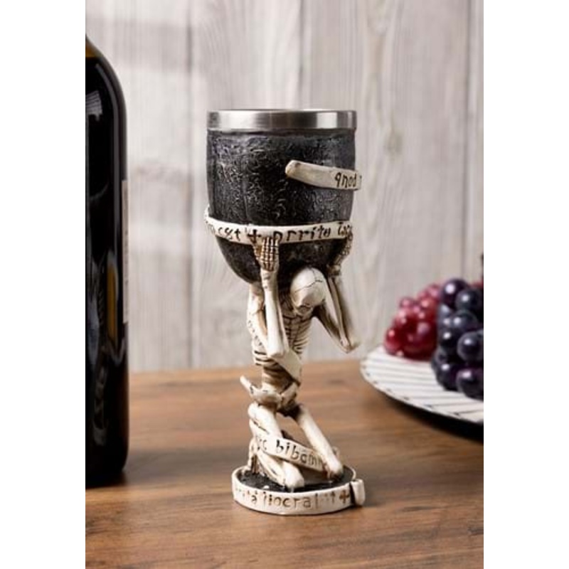 6oz Skeleton Halloween Goblet Standard
