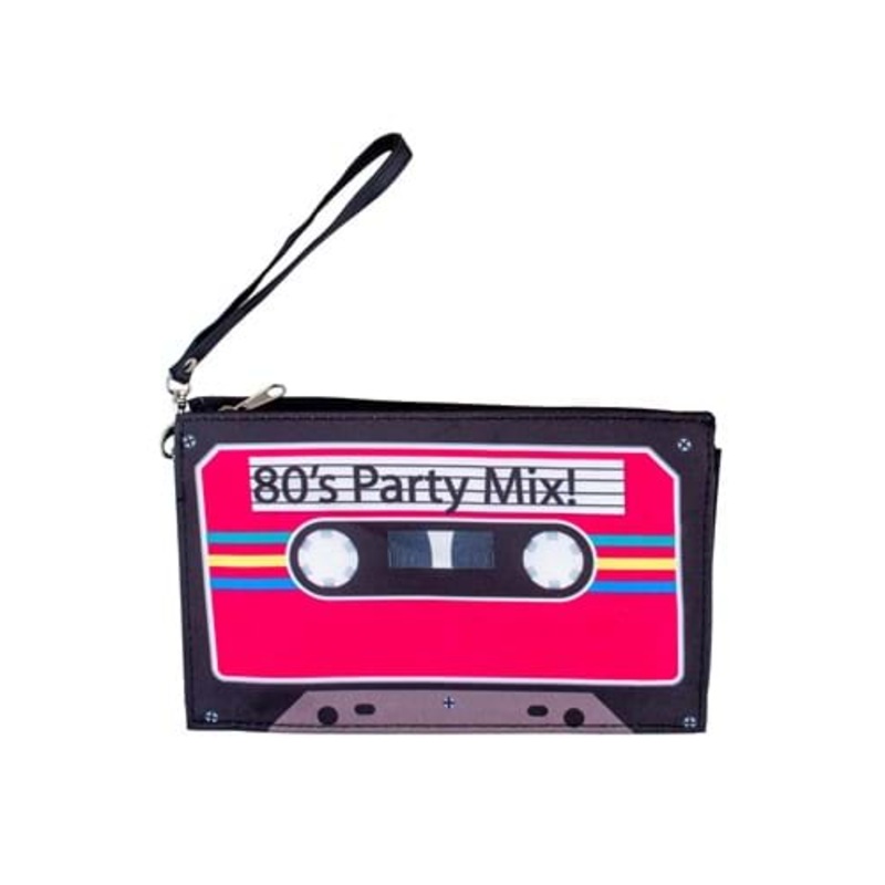 '80s Mix Tape Cassette Party Wristlet Standard