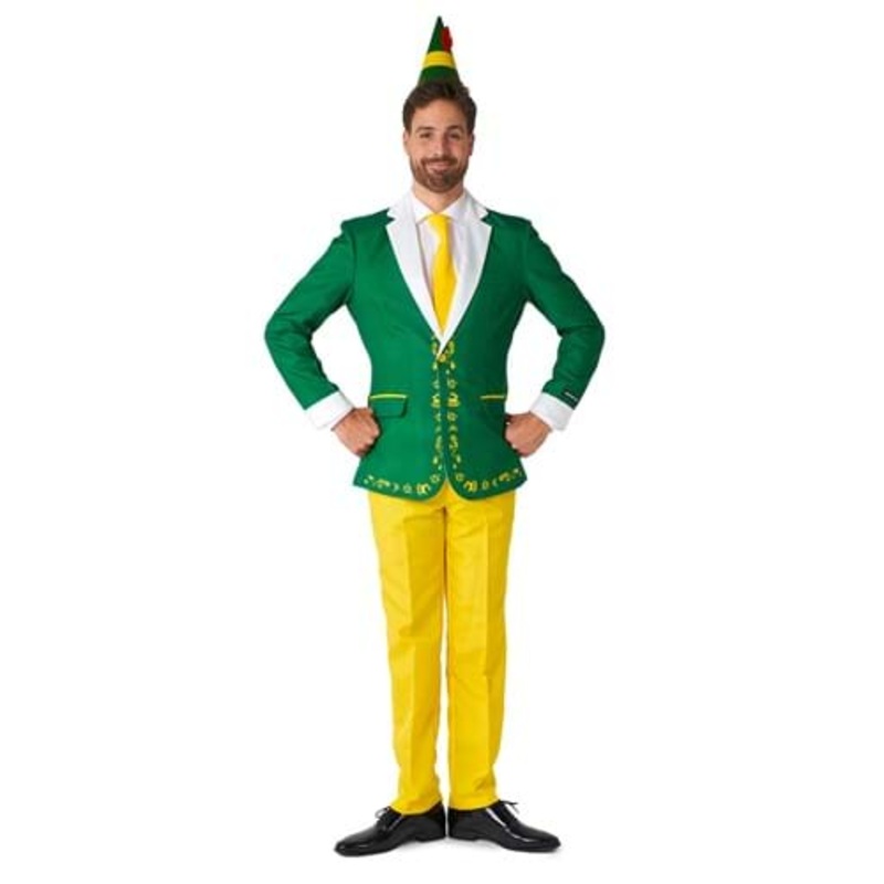 Buddy the Elf Suitmeister Adult Costume Suit Small