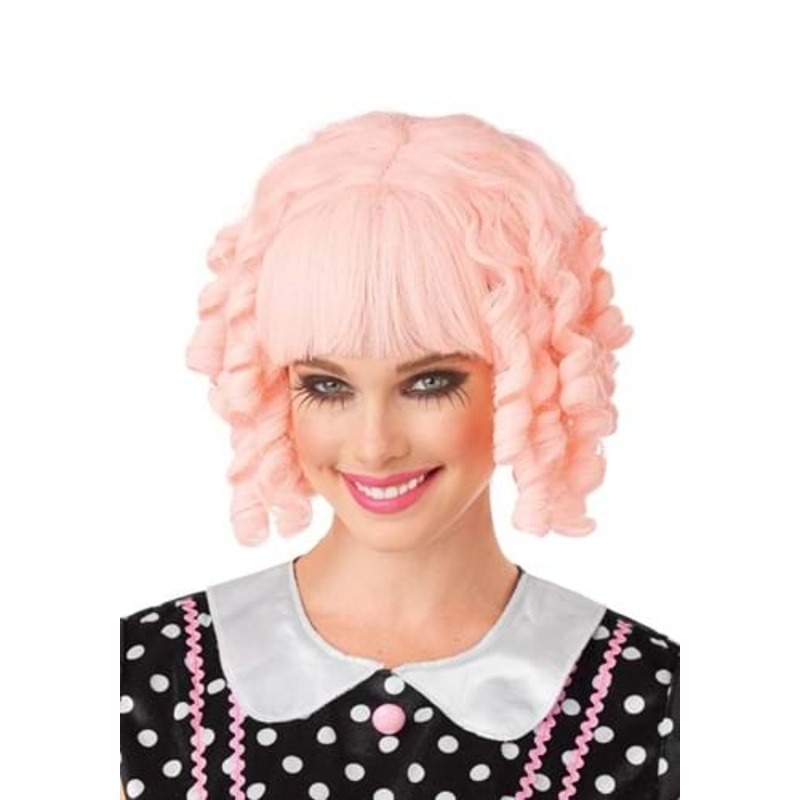 Light Pink Doll Wig Accessory Standard
