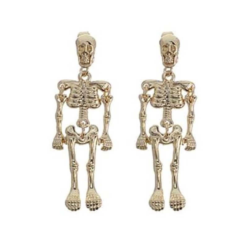 Skeleton Dangle Earrings Standard