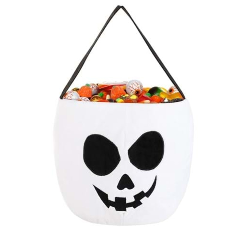 Spooky Skull Halloween Treat Bag Standard