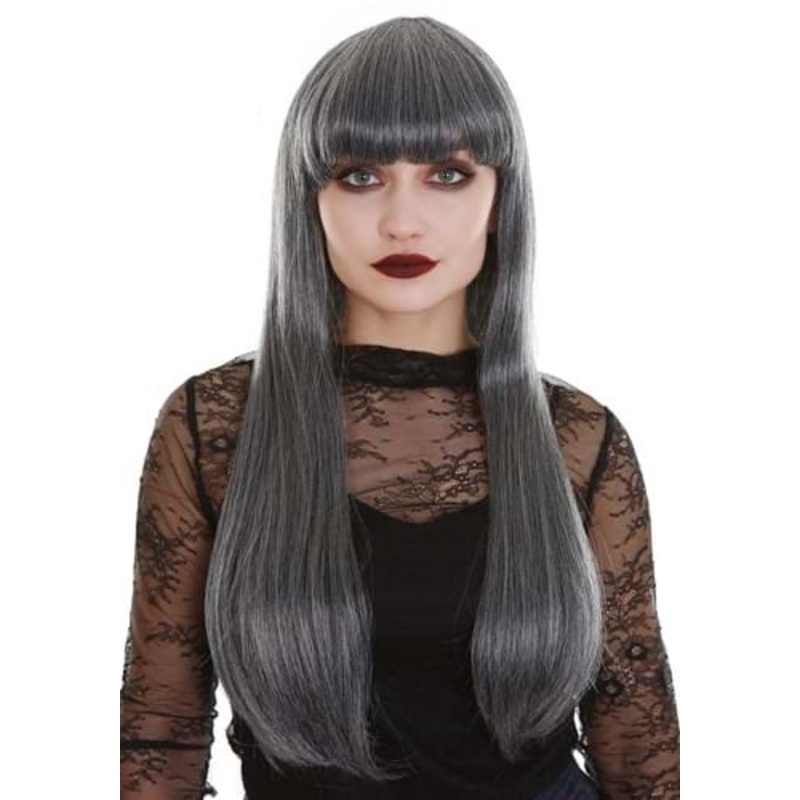 Women's Ghostly Grey Wig Standard