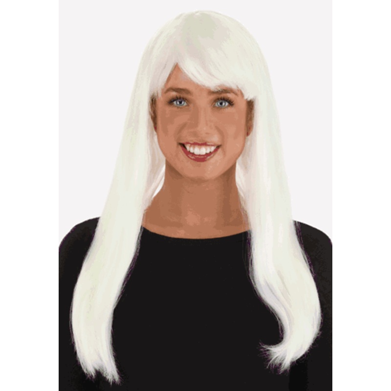 Women's Long Glow in the Dark Costume Wig Standard