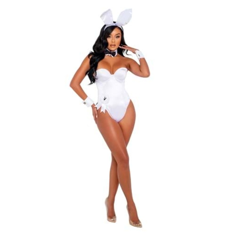 Playboy White Bunny Costume for Women X-Small