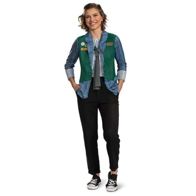 Stranger Things Deluxe Video Stop Robin S4 Costume for Adults Large