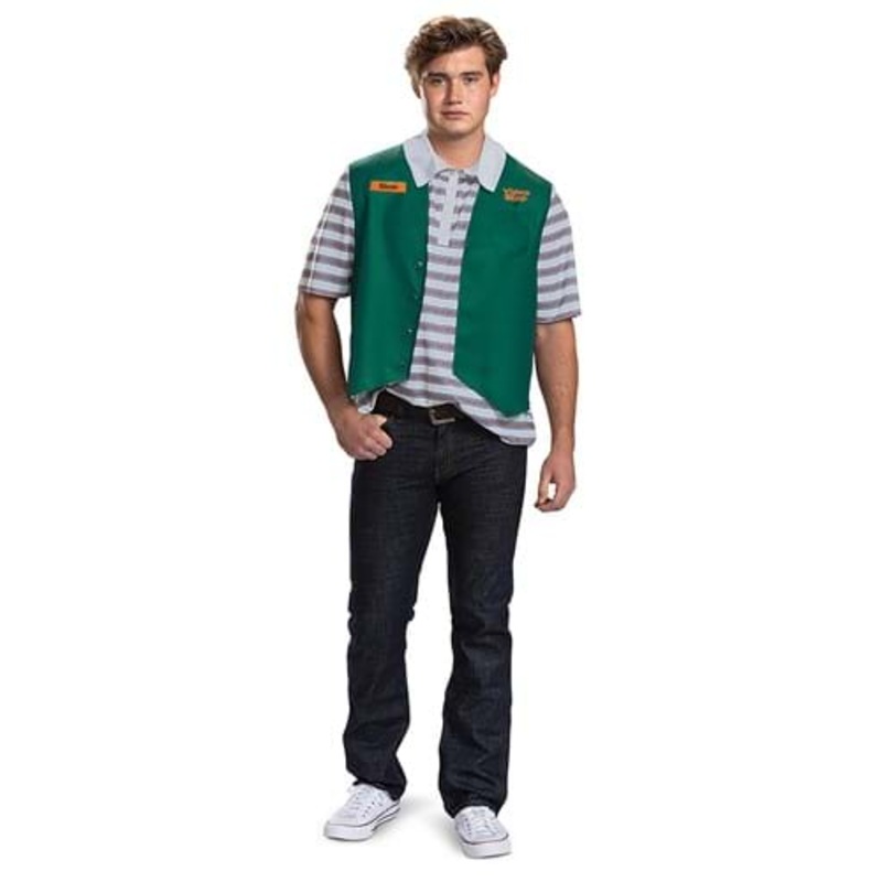Stranger Things Deluxe Video Stop Steve S4 Costume for Adults Medium