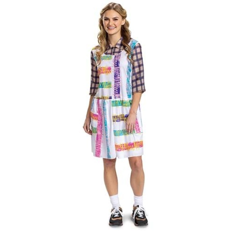 Stranger Things Women's Deluxe Eleven S4 Look Costume Small