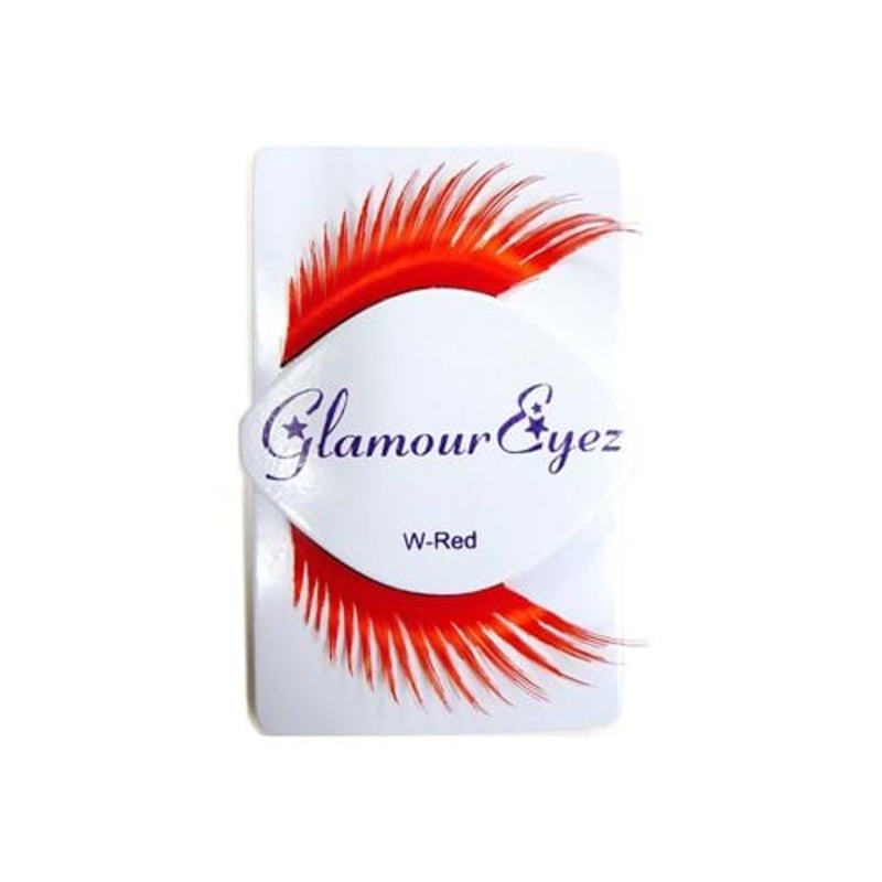 Glamour Eyez Red Wicked Eyelashes Standard