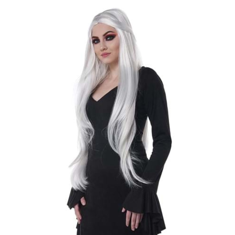 Long White Wig for Women Standard