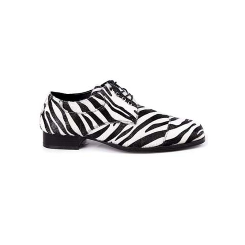 Zebra Pimp Shoe for Men Small