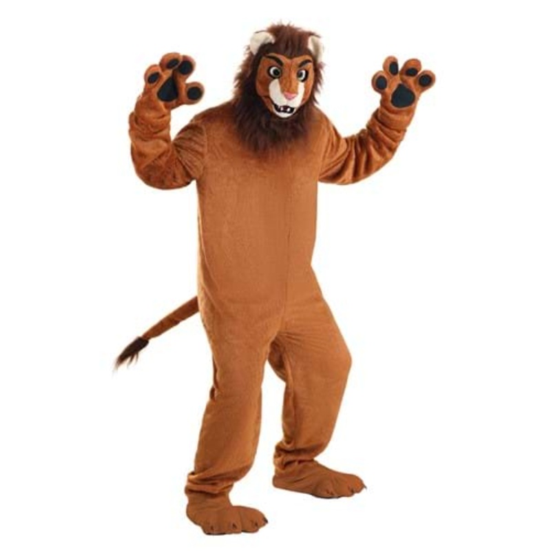 Adult Cartoon Lion Mouth Mover Costume Standard