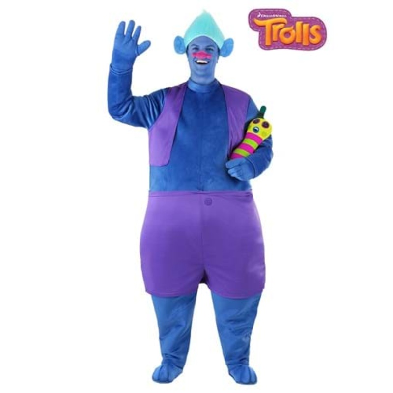 Adult Plus Size Biggie Costume from Trolls 2X