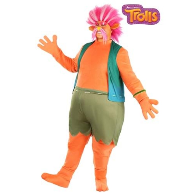 Adult Plus Size Trolls King Peppy Costume 2X