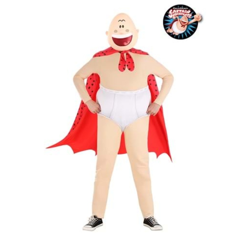 Captain Underpants Costume for Adult Small