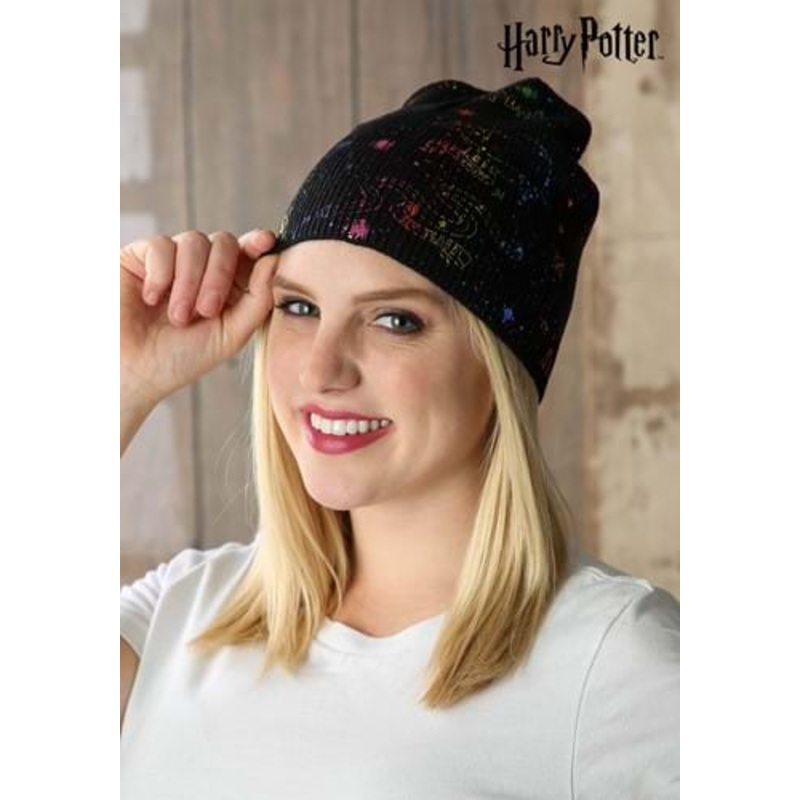 Emblem Hogwarts House Constellations Knit Hat Standard