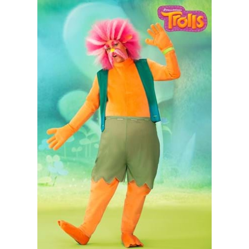 King Peppy Trolls Men's Costume  Medium