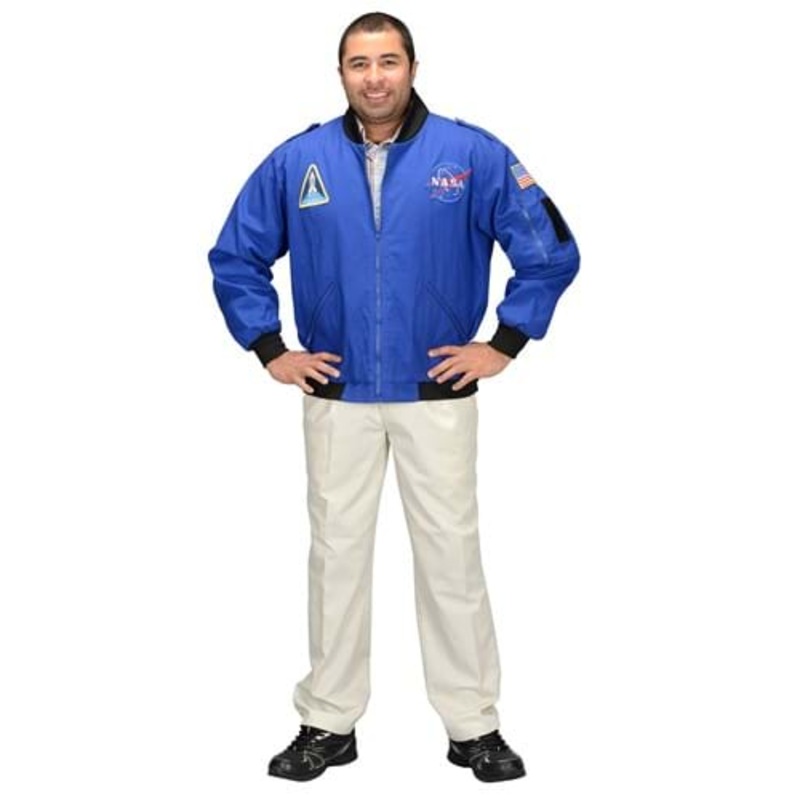 NASA Flight Jacket Costume for Adults Large